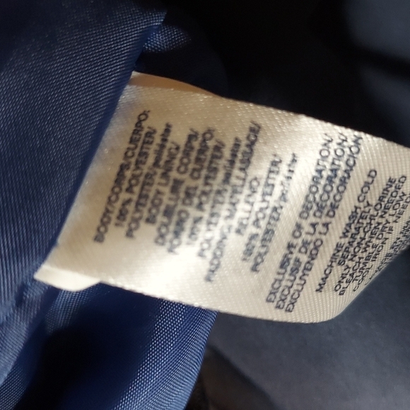 Chaps Navy Blue Vest Size L - Picture 11 of 12